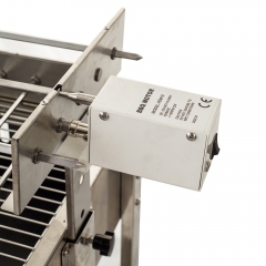 Máquina de grelhar frango a carvão para churrasco com motor elétrico automático Foukou Cypriot