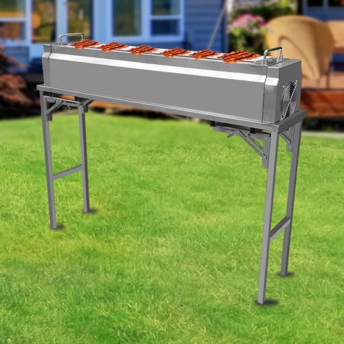 Fã de aço inoxidável ao ar livre churrasco grelha